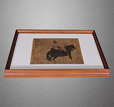 湟源书画装裱配框服务案例